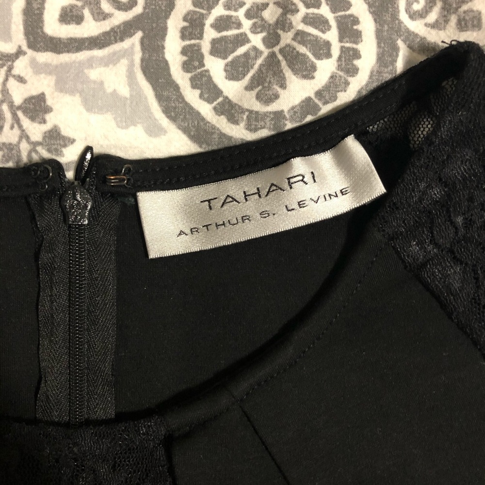 Tahari ASL peplum top - Picture 4 of 4